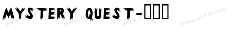 Mystery Quest字体转换